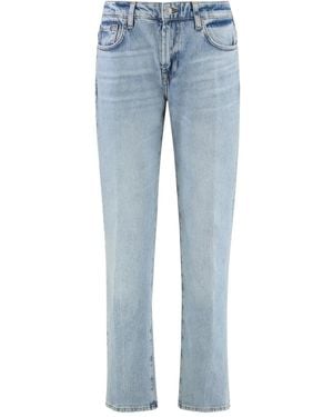 7 For All Mankind Calie Straight Jeans - Blue