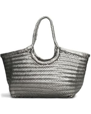 Dragon Diffusion Nantucket Woven Tote Bag - Grey