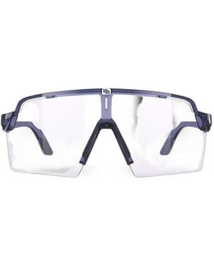 Rudy Project Geometric-Frame Sunglasses - Blue