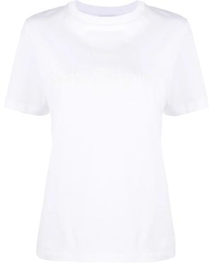 Ferragamo Short Sleeve T-Shirt - White