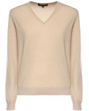 Loro Piana Jersey Sergio Con Cuello En V - Neutro