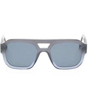 Andy Wolf Pilot-Frame Sunglasses - Blue