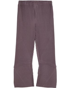 Homme Plissé Issey Miyake Aerial Plissé Pants - Purple
