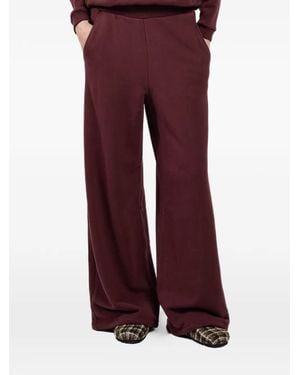 Jamie Haller Terry Palazzo Trousers - Red