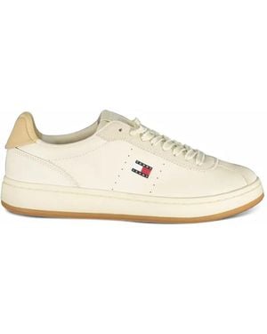 Tommy Hilfiger Logo-Patch Trainers - White