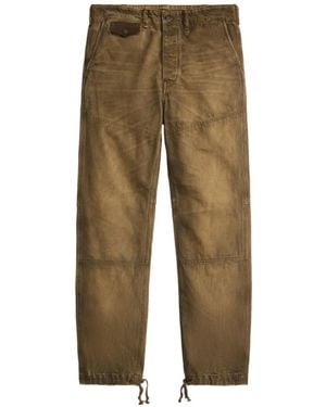 RRL Drawstring-Hem Jeans - Natural