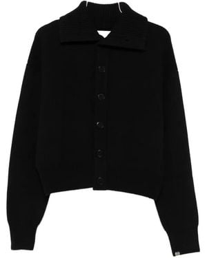 Extreme Cashmere Clement Button-Up Cardigan - Black