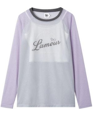 B+ AB Ribbed Long-Sleeve Top - Gray