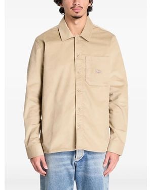 Dickies Corduroy Chest-Pocket Shirt - Natural