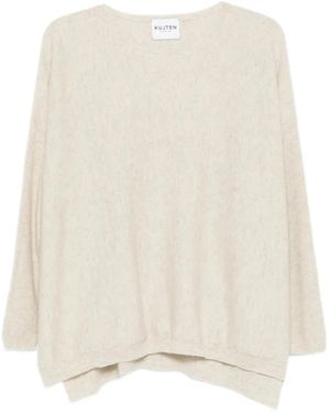 Kujten Round-Neck Jumper - Natural