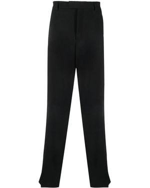 VTMNTS Stripe-Detail Tailored Trousers - Black