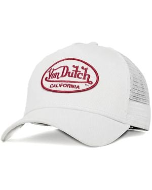 Von Dutch Baseballkappe Mit Mesh-Einsatz - Weiß