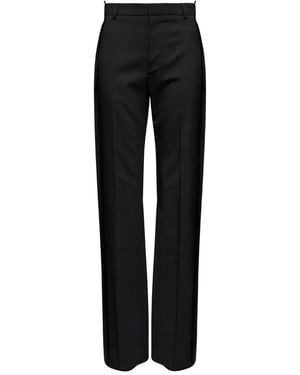 MM6 by Maison Margiela Wool Trousers - Black