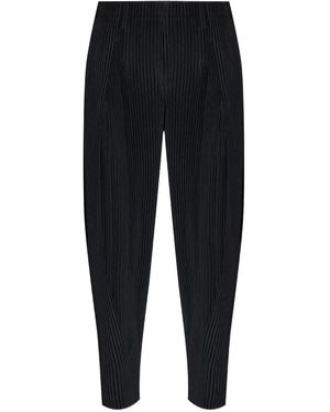 Homme Plissé Issey Miyake Trousers - Blue