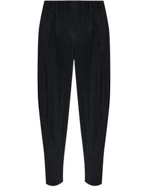 Homme Plissé Issey Miyake プリーツ パンツ - ブルー