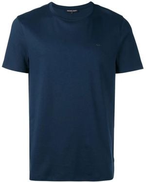 Michael Kors Effen T-Shirt - Blauw