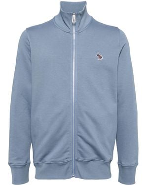 Paul Smith Sweatshirtjacke Mit Zebra-Logo - Blau