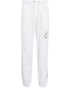 James Perse Grateful Dead Cotton Track Trousers - White