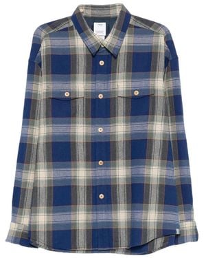 Visvim Lumber Check Long-Sleeve Shirt - Blue