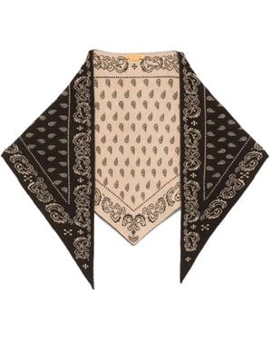 Guest In Residence Bandana-Schal mit Paisleymuster - Weiß