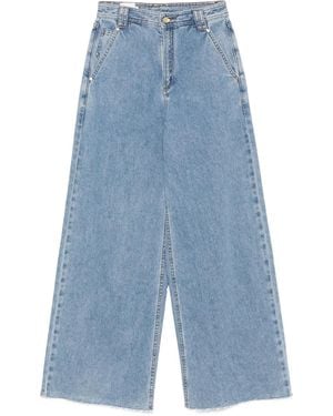 Aje. Holland Frayed Jeans - Blue