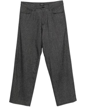 Giorgio Armani Logo-Patch Jeans - Grey