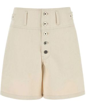 Jil Sander Button-Up Bermuda Shorts - Natural