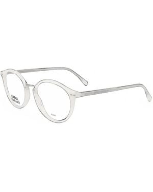 Isabel Marant Round-Frame Glasses - White