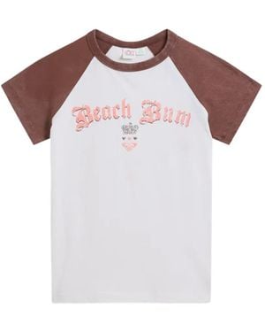 Juicy Couture X Roxy Graphic-Print T-Shirt - White