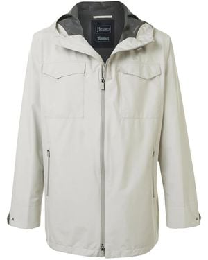 Herno Hooded Pocket Jacket - Grey