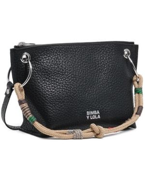 Bimba Y Lola Rope Handle Mini Bag - Black