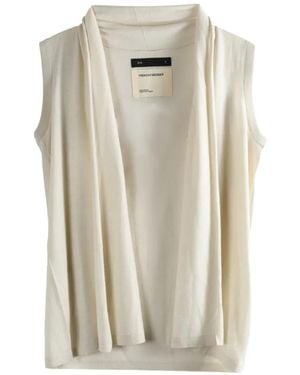 Frenckenberger ショールネック Tシャツ - ホワイト