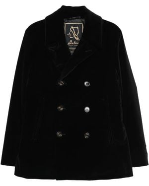 Sealup Abrigo Con Doble Botonadura - Negro