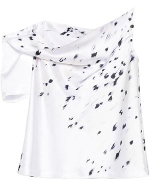 IRO Venuzia Printed Top - White
