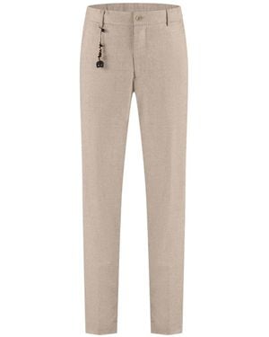 Marco Pescarolo Button-Fastening Trousers - Natural