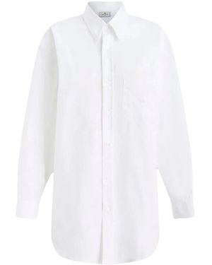 Etro Camicia A Maniche Lunghe - Bianco
