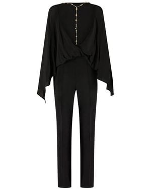 Pinko Draped Jumpsuit - Black