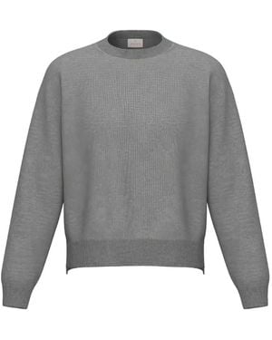 Emme Jersey De Lana Con Cuello Redondo - Gris