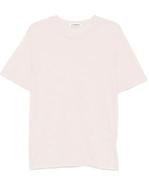 Jil Sander T-Shirt Mit Rundem Ausschnitt - Pink