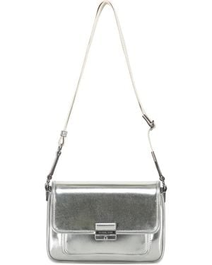 Michael Kors Medium Bradshaw Shoulder Bag - White