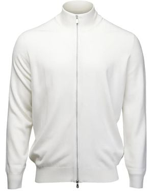 Brunello Cucinelli ジップ カーディガン - ホワイト
