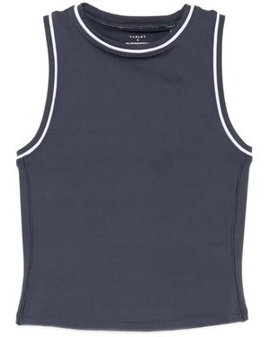 Varley Lettie Contrast-Trim Tank Top - Blue