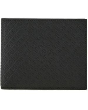Ferragamo Gancini-Motif Wallet - Black