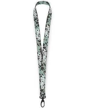 Oakley Wanderlust Fragment-Pattern Lanyard - White