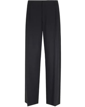 THESTROY Pressed-Crease Flap-Pocket Pants - Blue