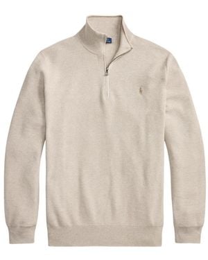 Polo Ralph Lauren Half-Zip Sweater - White