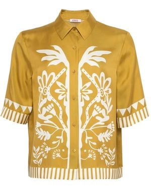Eres Silk Shirt - Metallic