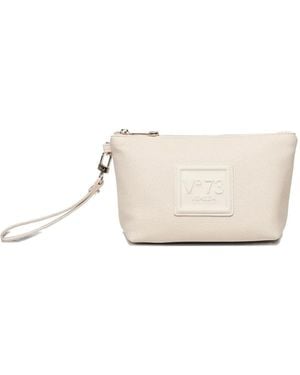 V73 Logo Zip-Top Pouch - Natural
