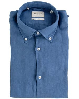 Brooksfield Button Shirt - Blue