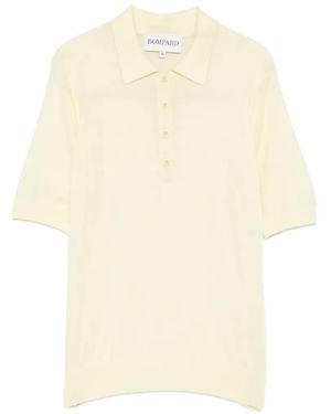 Bompard Buttoned Short-Sleeve Polo Shirt - White